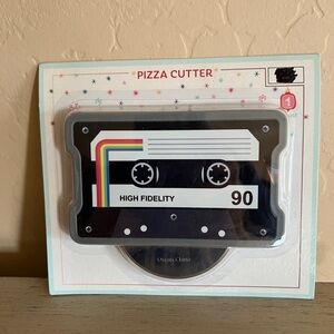 Target Bullseye Retro Cassette High Fidelity Pizza Cutter NWT
